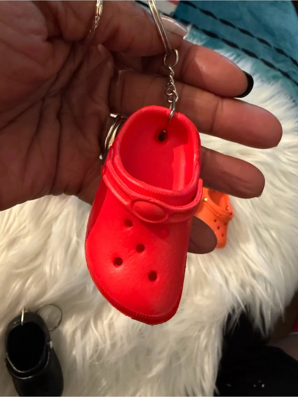 (4-Left)  NWOT (Various) Mini Clog Keychain Charms in Multiple Colors - Picture 9 of 10